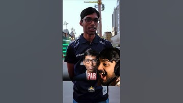 Praggnanandhaa blunders his own name😂❤️#chess #praggnanandhaa #shorts