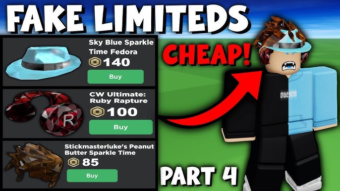 Can these ugc fake limiteds decrease the value and demand of the limiteds  they resemble? : r/RobloxTrading