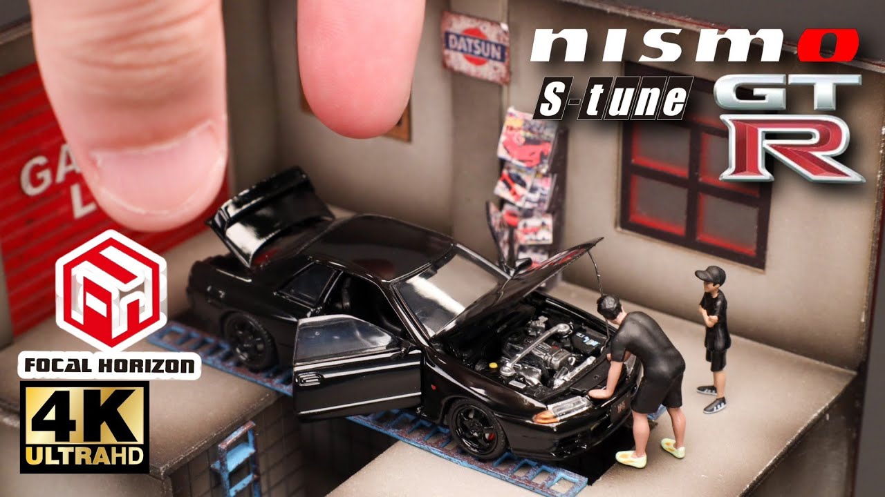Focal Horizon 1:64 - Nissan Skyline GT-R R32 Nismo S-tune l Cinema Shot 4K Die-cast 
