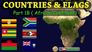 Learn African Continent Flags Part 2 for kids | Educational video | WowkidsTv