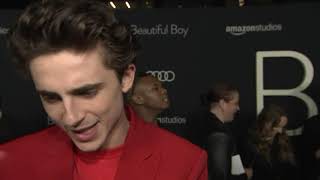 'Beautiful Boy' star Timothee Chalamet: 'Addiction affects anyone and everyone'