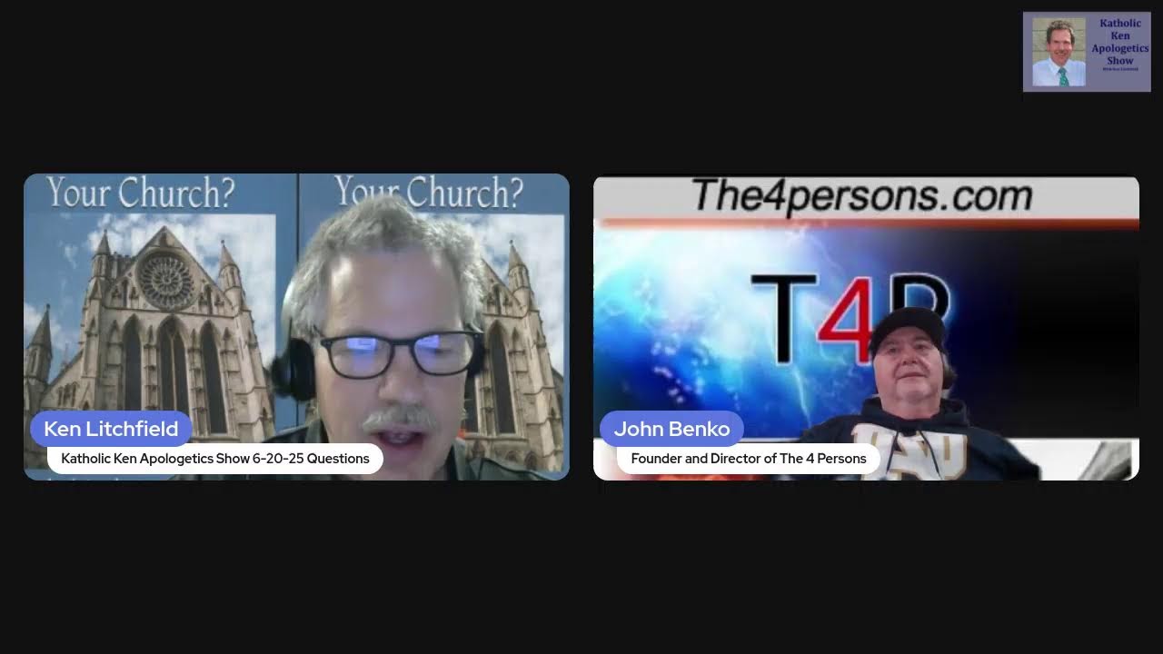 Join Ken and John answering common objections to the Catholic faith