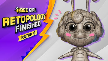 Retopology FINISHED! - 3D Game Character Creation Tutorial - Retop 6