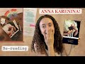 Re-reading my favorite book: Anna Karenina!!! #dickensortolstoy reading vlog (part 1) // 2021
