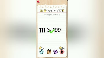Brain Test Level 155 how can it be true