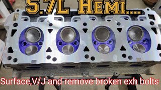 Freshening up a set 5.7L Hemi head's