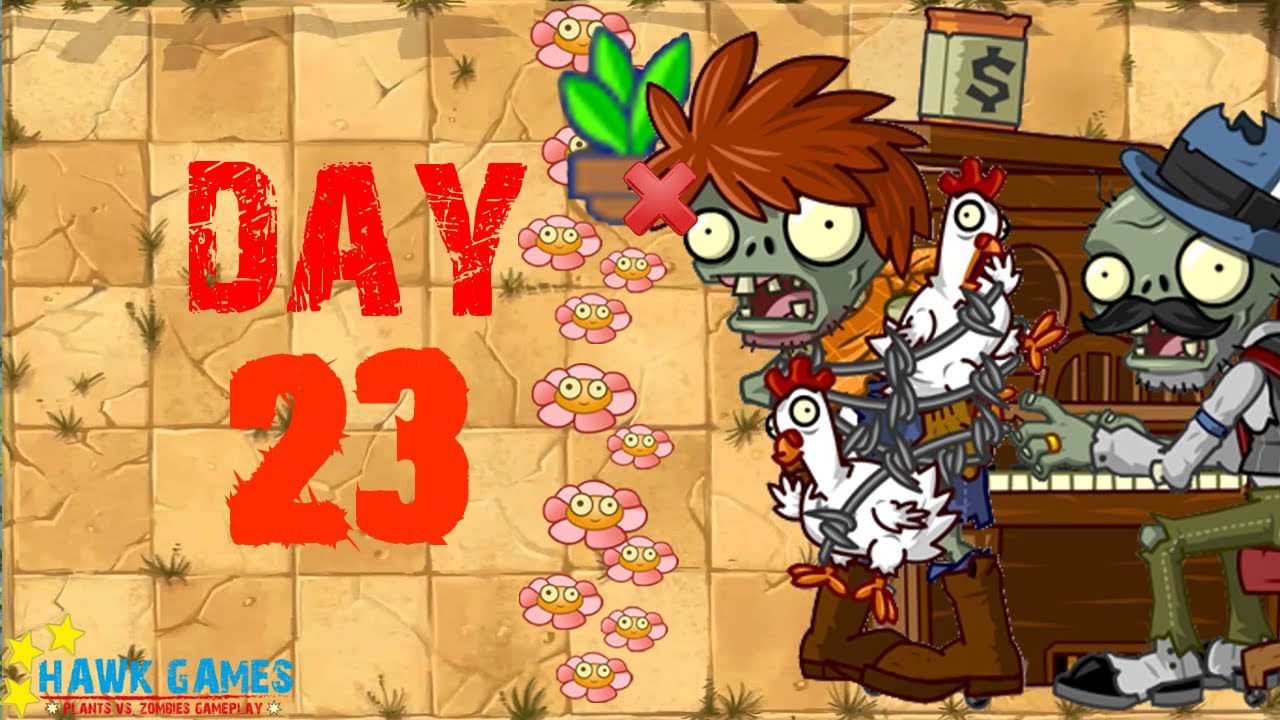 plants vs zombies 2 wild west day 18