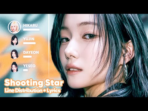 Kep1er Shooting Star Line Distribution Lyrics Karaoke PATREON REQUESTED