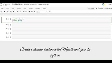 Coding with Python: How to Print a Calendar Month