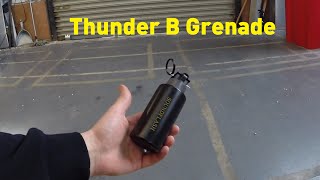 Thunder B grenade detonating.