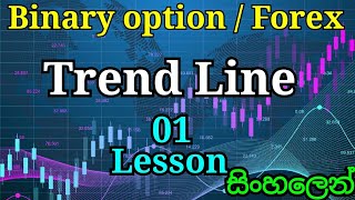 Trend Line Sinhala Basic Lesson 01| Binary Option And Forexsl Free Life
