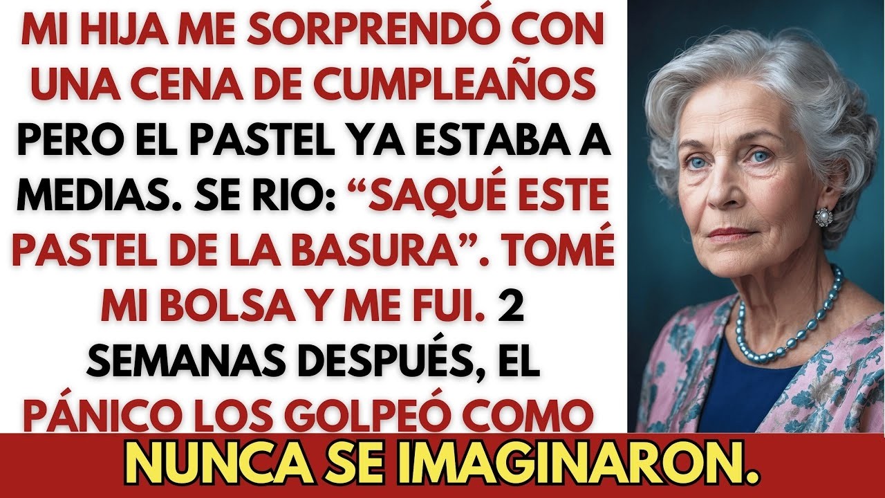 Mi Hija Me Sorprendió Con Una Cena De Cumpleaños — Pero El Pastel Ya Estaba A Medias, Y Y