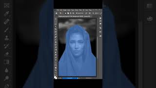 Flag On Face in Photoshop || Photoshop Tutorial #shorts screenshot 2