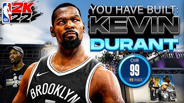 FINALLY WE CAN REALLY MAKE KEVIN DURANT BUILD IN NBA 2K22 - GAME BREAKING DEMI GOD