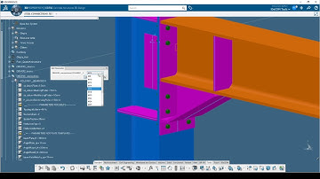 Steel Connection Tool on 3DExperience - Bolted Rigid Joint