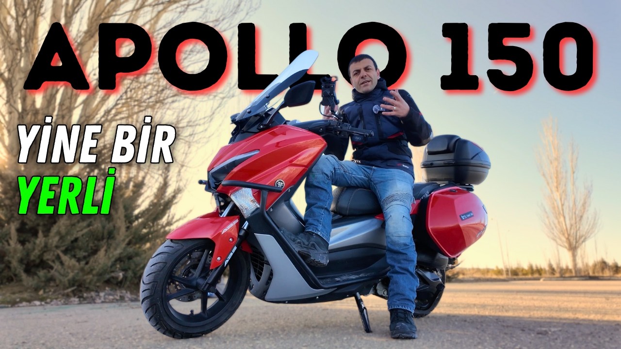 Tur Paketli Scooter | Taktas Motor Apollo 150 Motosiklet İnceleme | Kolaçan 2025