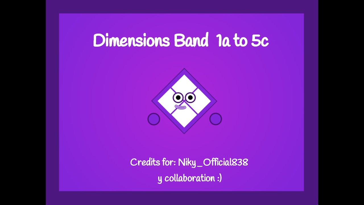 Dimensions Band 1a - 5c Full