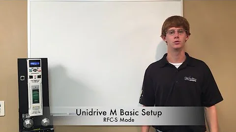 Control Techniques - Unidrive M RFC-S Keypad Setup