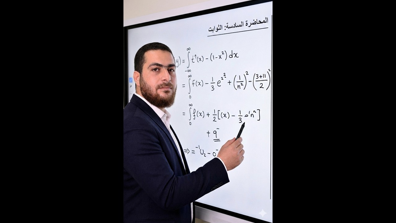 ايجاد قيم الثوابت ج6 - الفصل الثالث