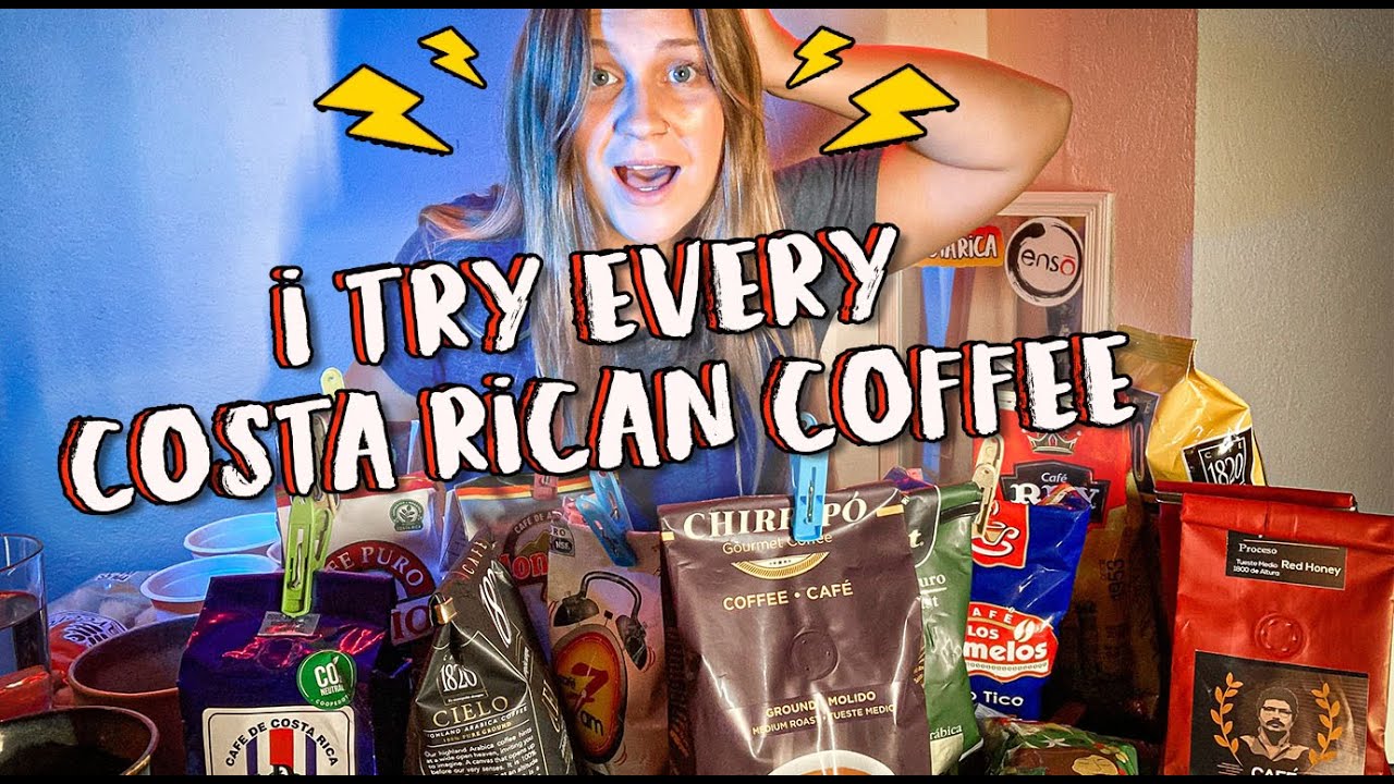 I Try EVERY Coffee From the Supermarket | Costa Rica Food