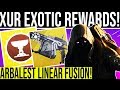 Destiny 2. ARBALEST! XUR EXOTIC LOOT! Xur Exotic Gear Random Rolls, Location &amp; Bounty. Xur August 23