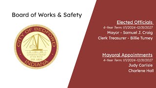 Bedford Board of Works Special Meeting - Monday, August 25, 2025