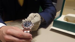 Picking up my Rolex Rootbeer GMT Master II 126711CHNR from my AD!