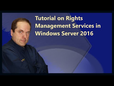Tutorial on Rights Management Services in Windows Server 2016