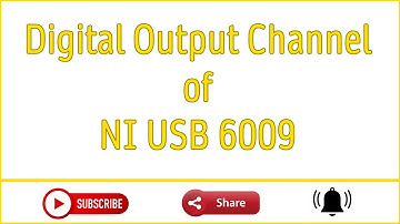 Digital Output Channel of National Instruments USB 6009 - LabVIEW 2019