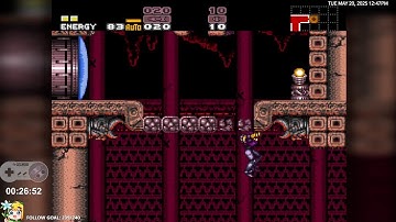 Super Metroid Map Rando Seed #26 (Hard/Tricky)