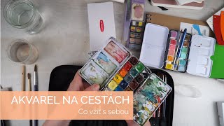 Akvarel na cestách - Jak vybrat vhodné pomůcky - srovnání cestovních sad na akvarel