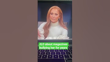 JLO asks WHY ME on being bullied 🤯 #shorts #jlo