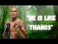 "He is like Thanos" - Alex Pereira