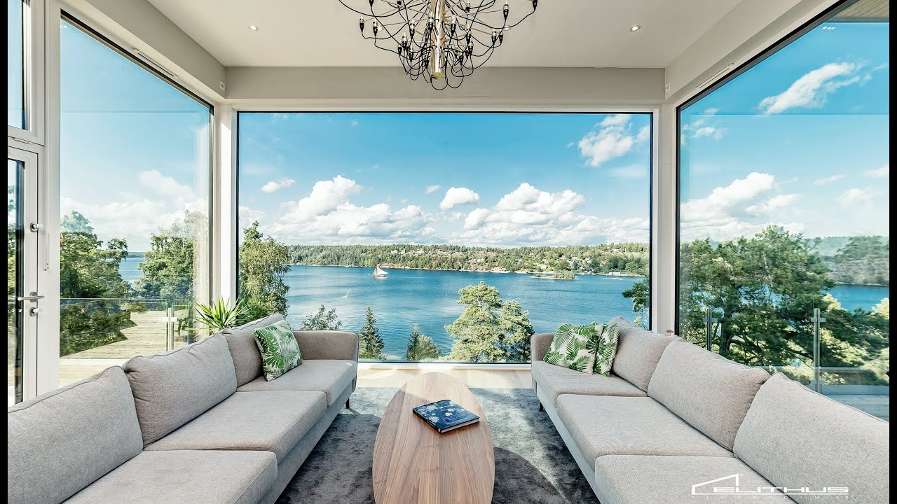 Elithus projekt Saltsjöbaden - arkitektritad villa i skärgården