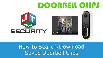 How to View/Search/Share/Download Video Doorbell Clips on the JTL Security Mobile App - by JTL