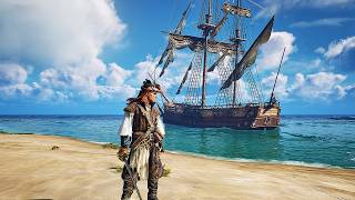 Open-world pirate survival game with sea combat and island building - Windrose screenshot 3