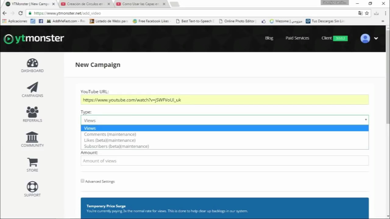 Tutorial como usar YTMonster 2017 - YouTube