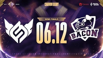 FULL SENSE vs BACON TIME | BÁN KẾT 1 | AIC 2025 ((06/12)