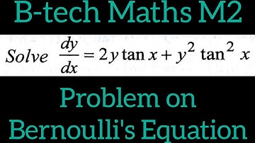 Btech Maths M2 Bernoulli