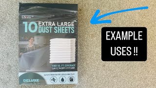 Creative Uses for Plastic Dust Sheets! ๐