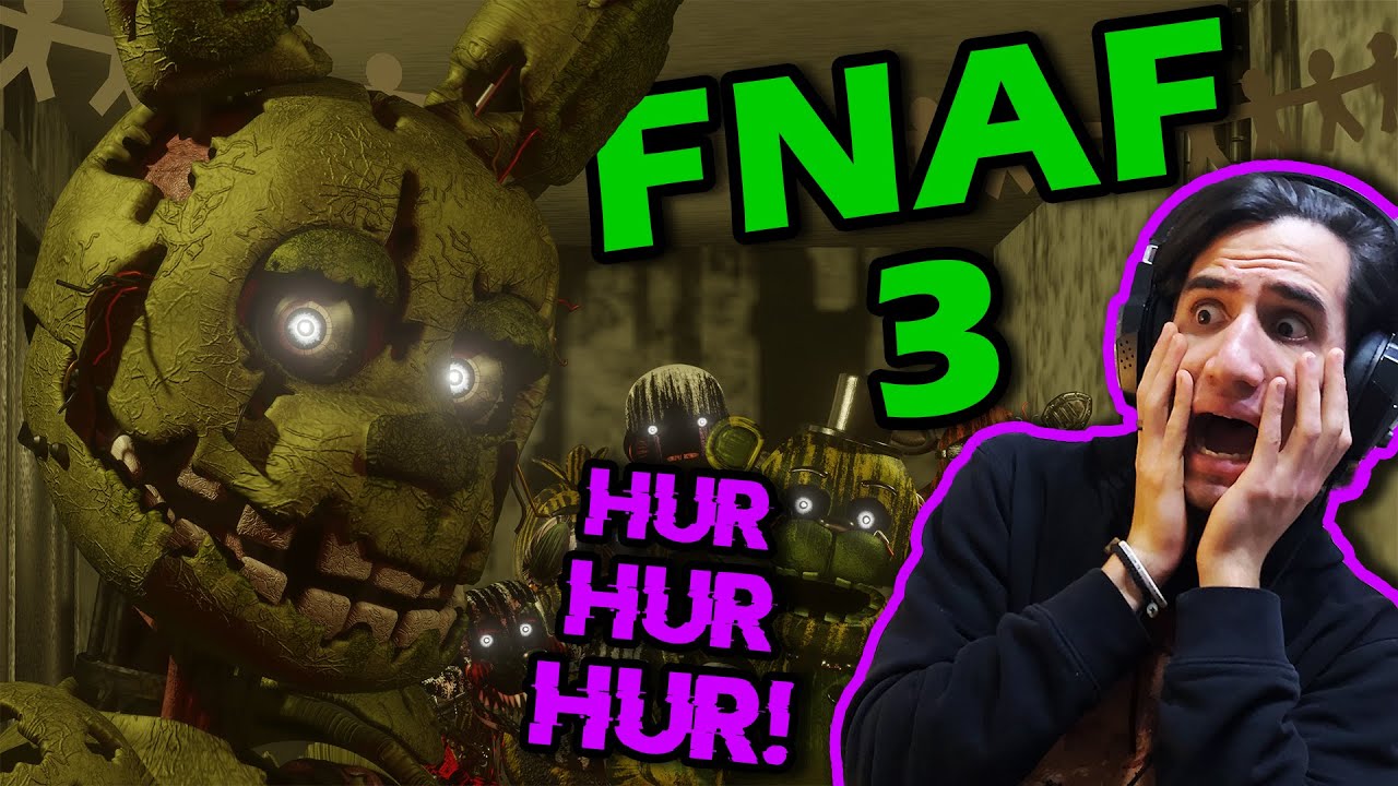 CONTRO la Mia GRANDE PAURA! - FIVE NIGHTS AT FREDDY'S 3 - YouTube
