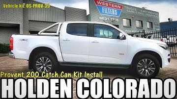 Holden Colorado & Trailblazer Provent Oil Catch Can install for models 2017 
