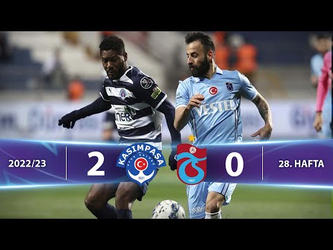 Kasımpaşa (2-0) Trabzonspor - Highlights/Özet | Spor Toto Süper Lig - 2022/23