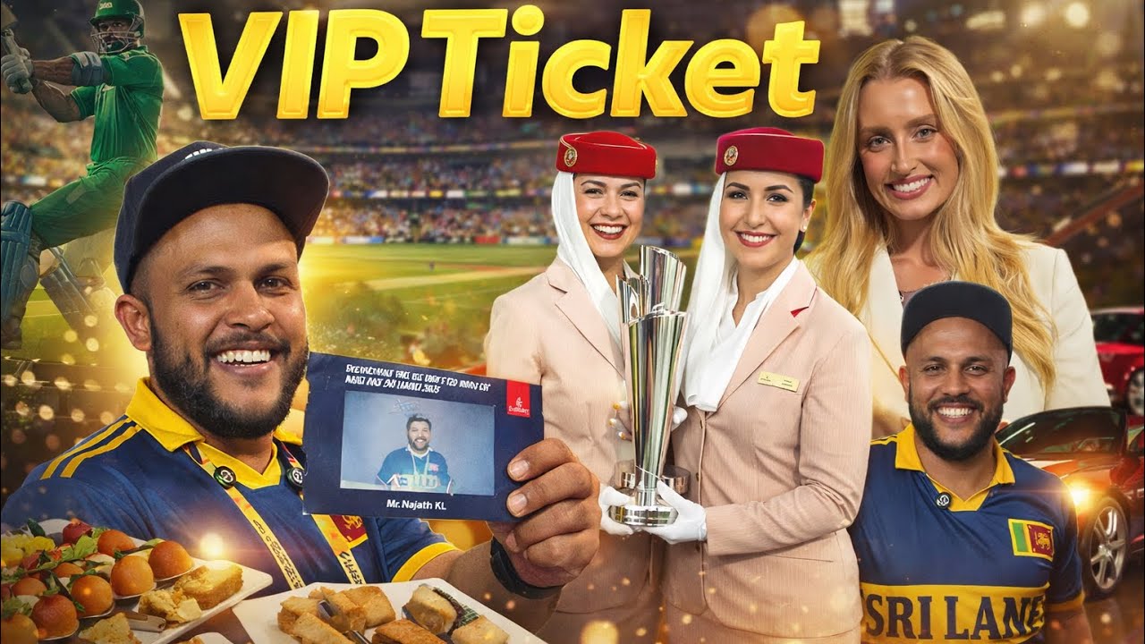 T20 World Cup VIP Area Experience – இது வேற லெவல்🔥🤩🏏| Mr Najath KL