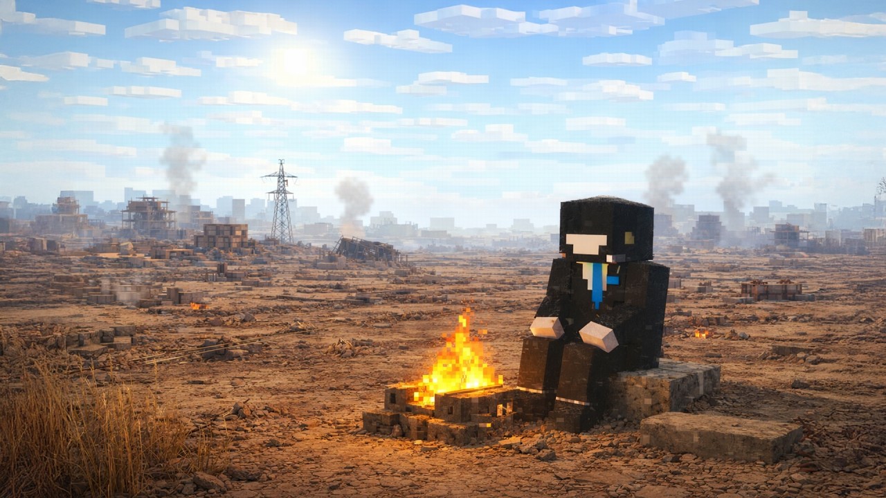 Supraviețuiesc Intr-o LUME MOARTA pe MINECRAFT