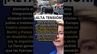 Alemania Acusa a Presuntos Miembros de Hamás de Planear Ataques #shorts