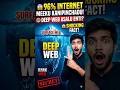 😱 Internet Deep Web Asalu Enti? | 96% Internet Meeku Kanipinchadu! | Telugu #Shorts