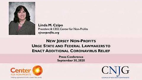 NJ Nonprofits Urge State and Federal Lawmakers to Enact Additional Coronavirus Relief - 9/30/2020