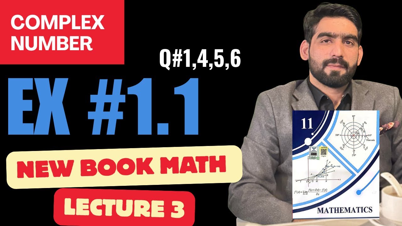 chapter 1|lecture 3|new book First year math |complex number