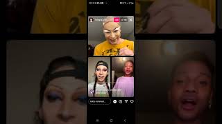 q, geneva karr, xunami muse & mirage  rpdr usa s16   instagram live  thursday, 7 december 2023